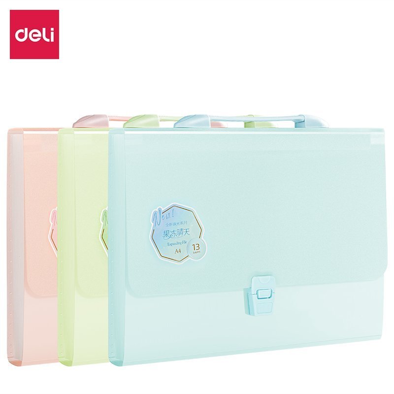 ديلي مصنف حقيبة 13 قسم - قياس 4A - مع مسكة - إغلاق بقفل - (زهر‏ /أخضر‏ /برتقالي‏ /أزرق‏ ) - PM306