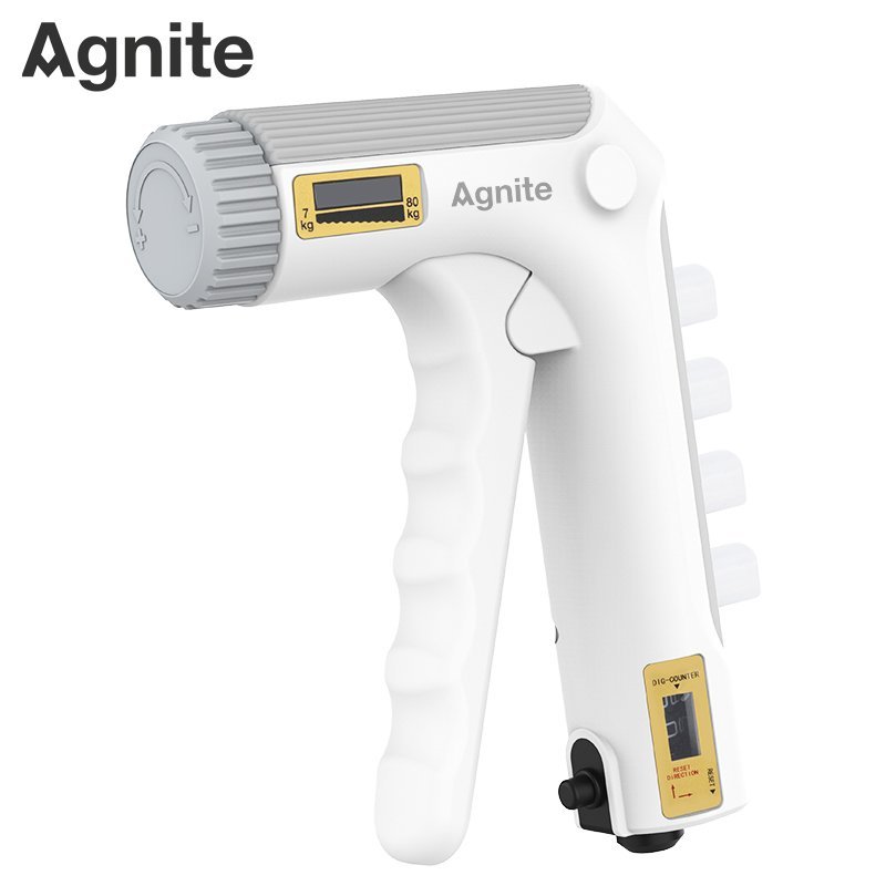 ديلي مقبض رياضي لشد الأعصاب - تحكم بالقوة من 7 - 80 كغ - ابيض - WH ER026