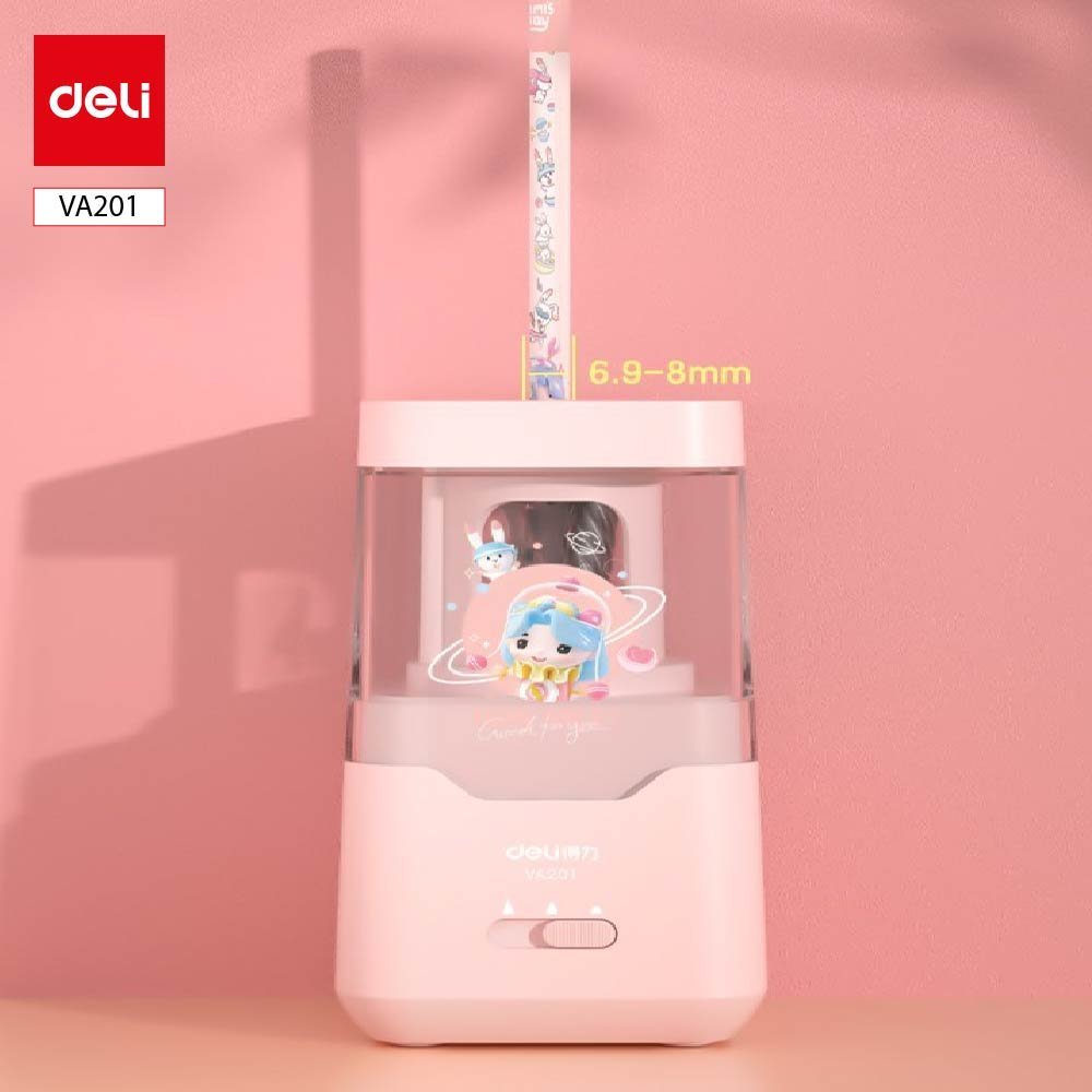 ديلي مبرأة كهربائية مع خزان - قياس 6.9-8 مم - زهر - VA201