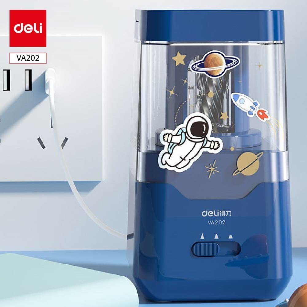 ديلي مبراة كهربائية مع خزان - قياس 6.9-8 مم - أزرق - VA202