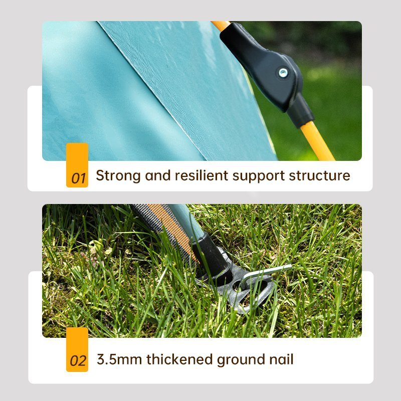 ديلي خيمة تخييم أوتوماتيكية - 115*205*205 سم ) -GN-VS4002 - أخضر