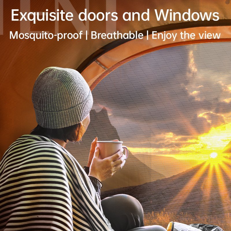 ديلي خيمة تخييم أوتوماتيكية - 115*205*205 سم ) -GN-VS4002 - أخضر