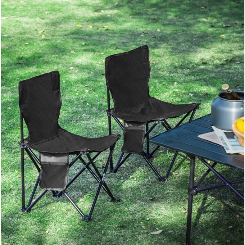 ديلي كرسي تخييم قابل للطي - حجم :60*36*36 - BK-VS4108 -اسود