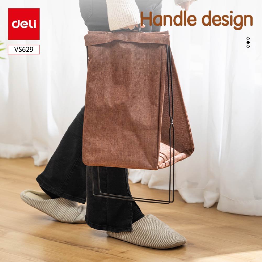 VS629 (3) ديلي سلة ملابس - قياس 36*29*56 - أشكال مطبوعات بألوان مختلفة - VS629