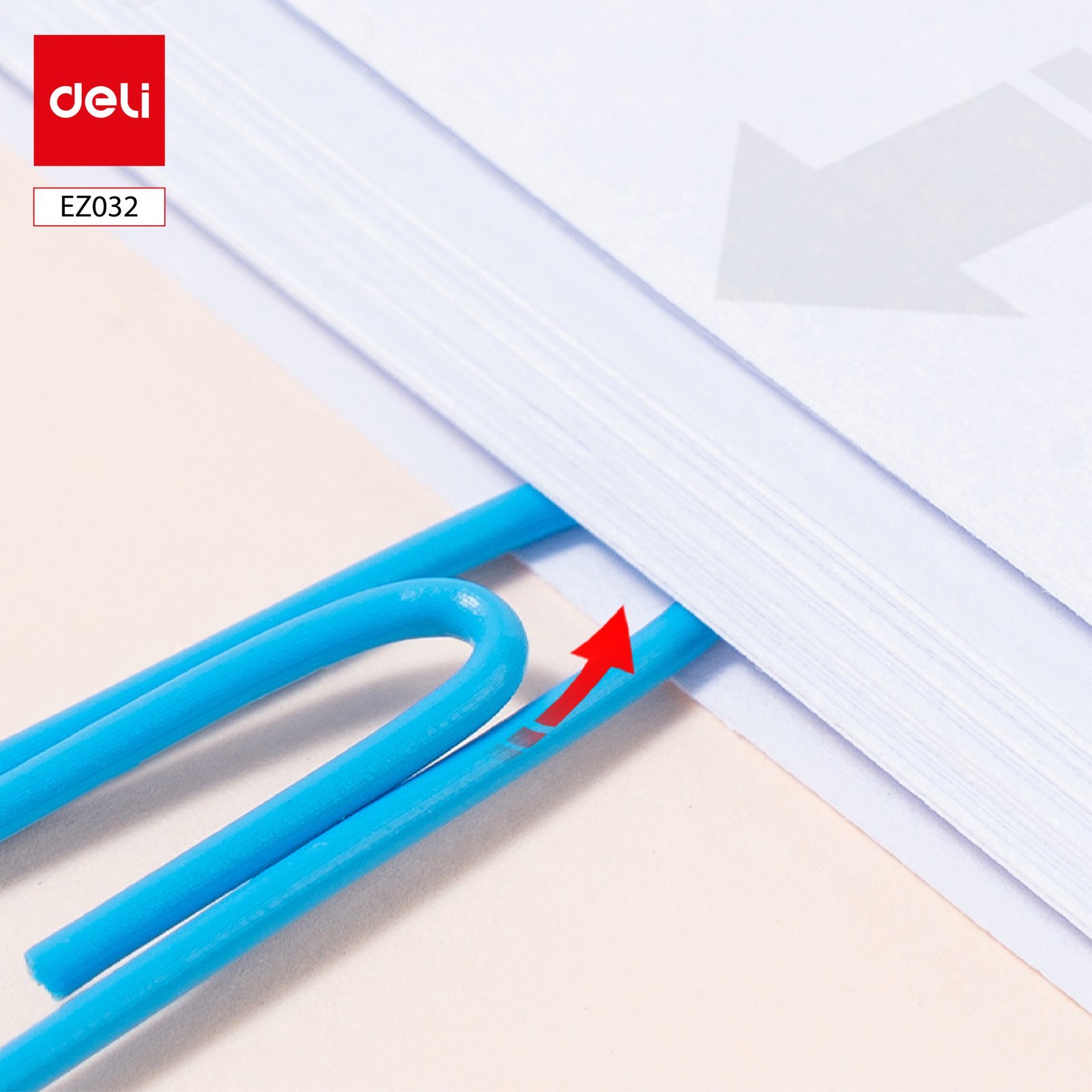 ديلي مشبك ورق - شكل مثلث 28 مم، 100 قطعة -أبيض برتقالي الأحمر أخضر أزرق فاتح أزرق - EZ032