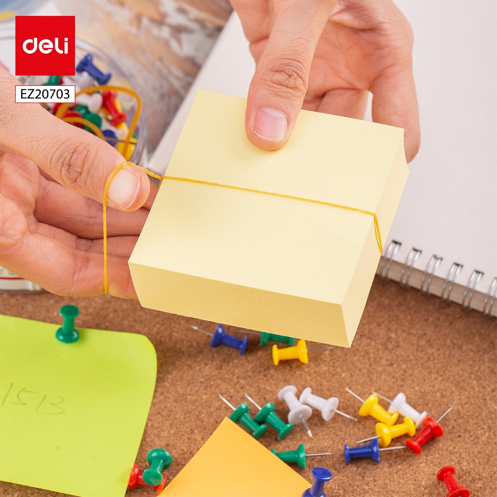 ديلي مجموعة تنظيم مكتب - مشبك ، دبوس ، ملقط . مطاط - ألوان مختلفة - EZ20703