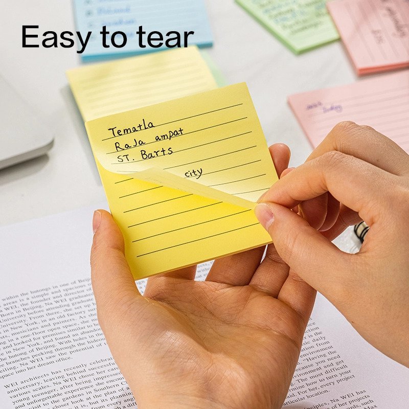 ديلي ورق ملاحظات طولي 126*76 مسطر EA047