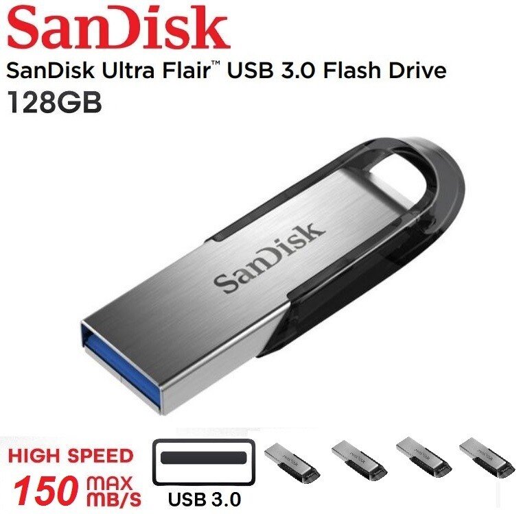فلاشة USB 3.0 سعة 128G