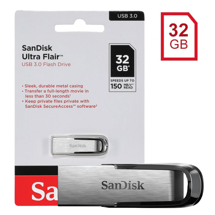 فلاشة USB 3.0 سعة 32G