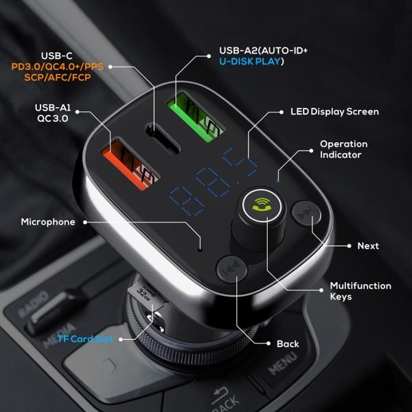 شاحن ومشغل MP3 للسيارة C706Q