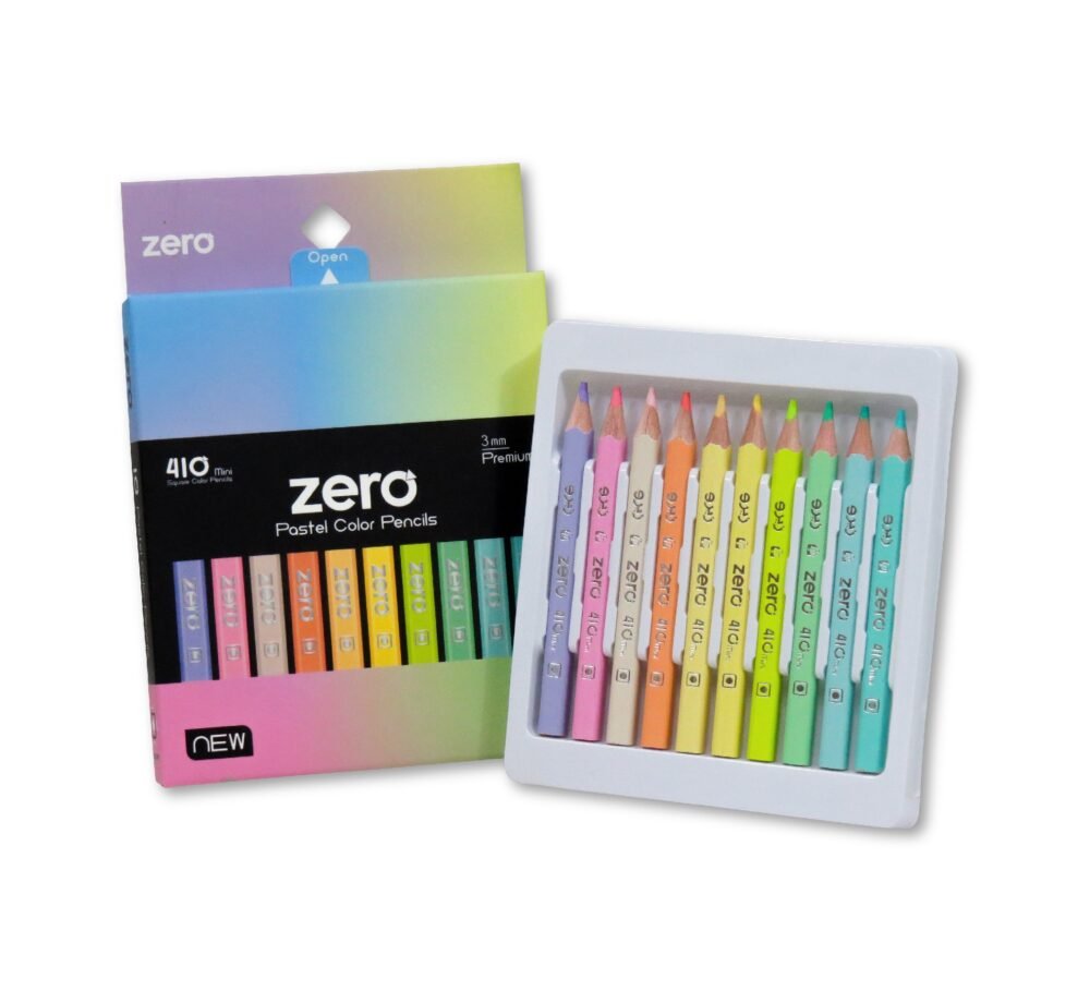 LP.2311(Pastel) أقلام تلوين خشبي قصير zero 410