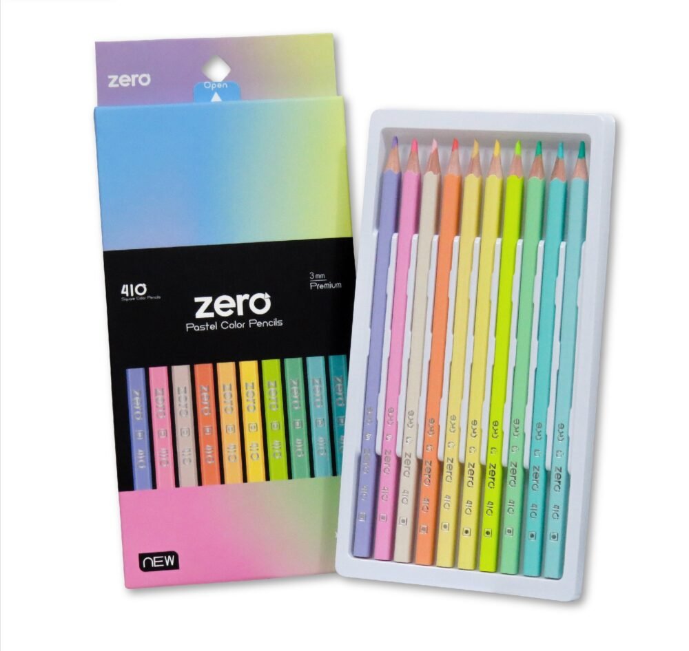 LP.2321(Pastel) أقلام تلوين خشبي طويل zero 410