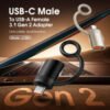 505271 محوّل USB‑A إلى USB‑C موديل LC280