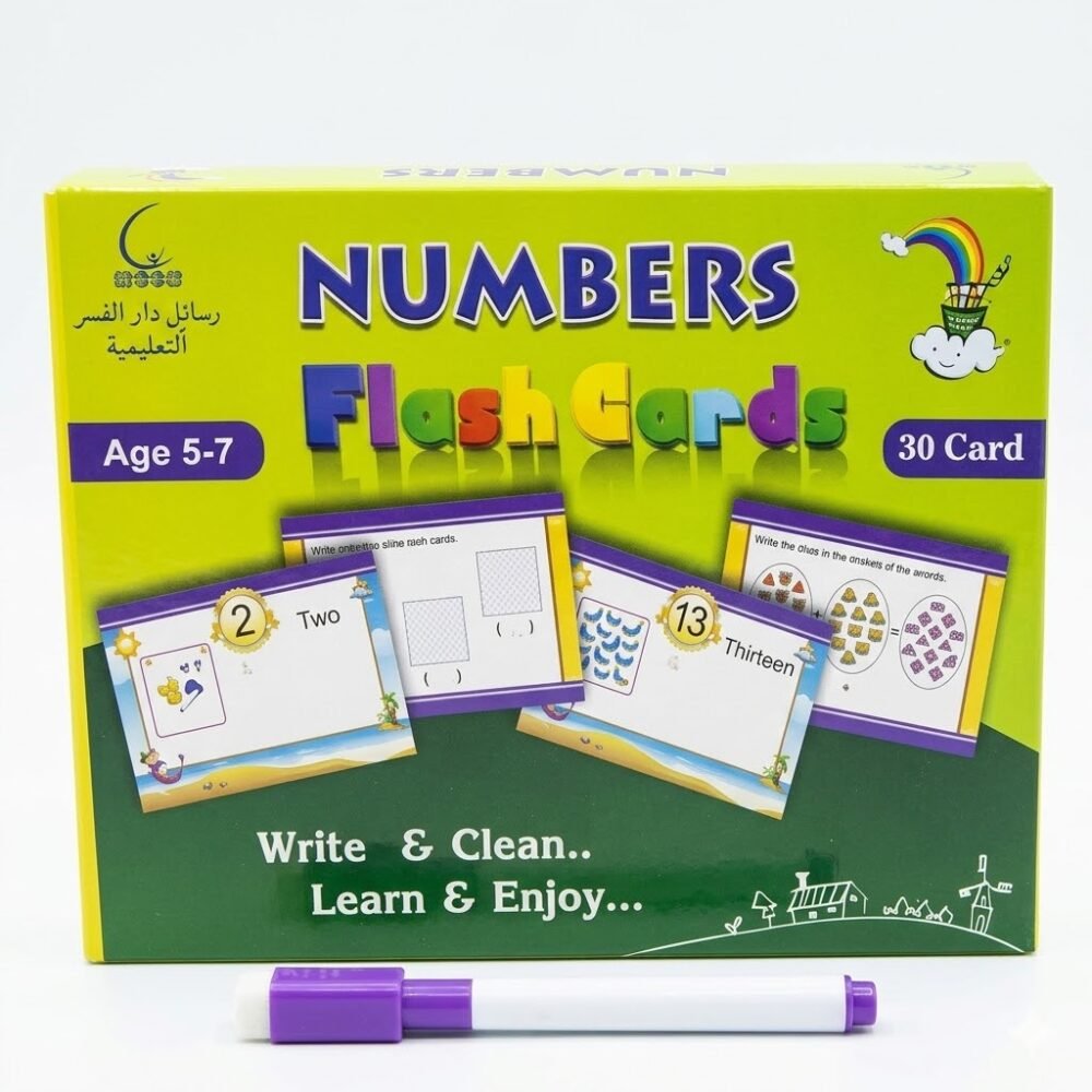 603188-معدلة بطاقات فلاش Numbers