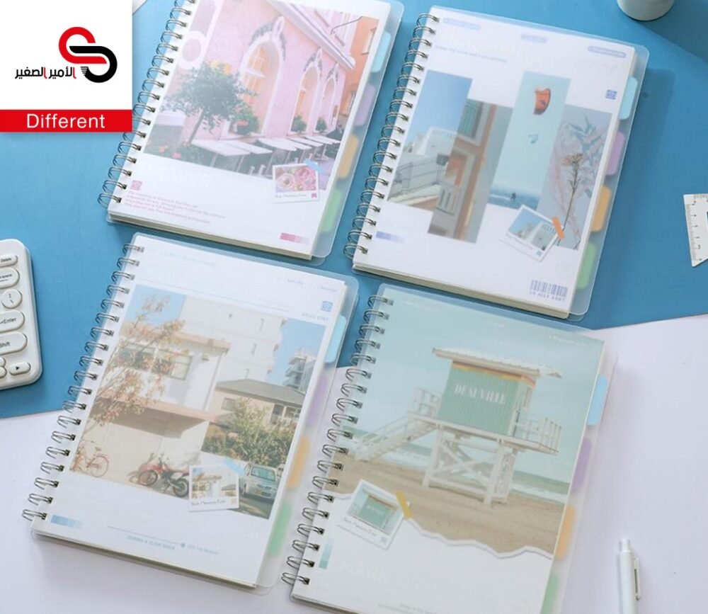 B5-023-36 دفتر ملاحظات سلك مع فواصل فهرسة B5-023