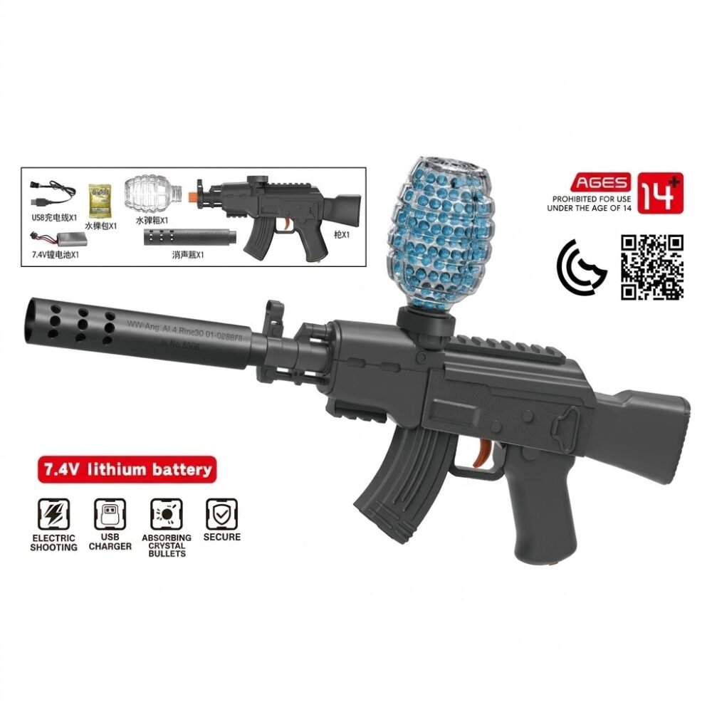 SY-0266-1 مسدس AK47 مائي كهربائي بلون موحد 0266-SY