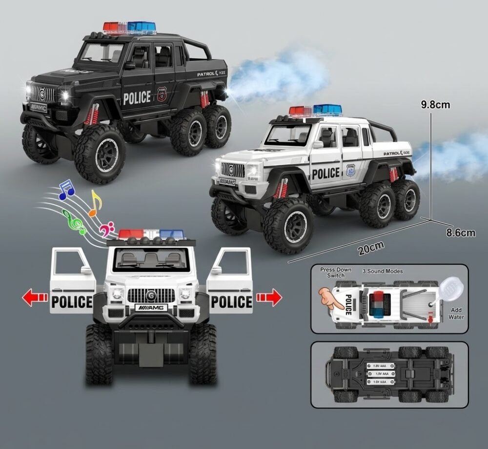 YM-9934F-2 سيارة شرطة بخاصية بخار الماء YM-9934F