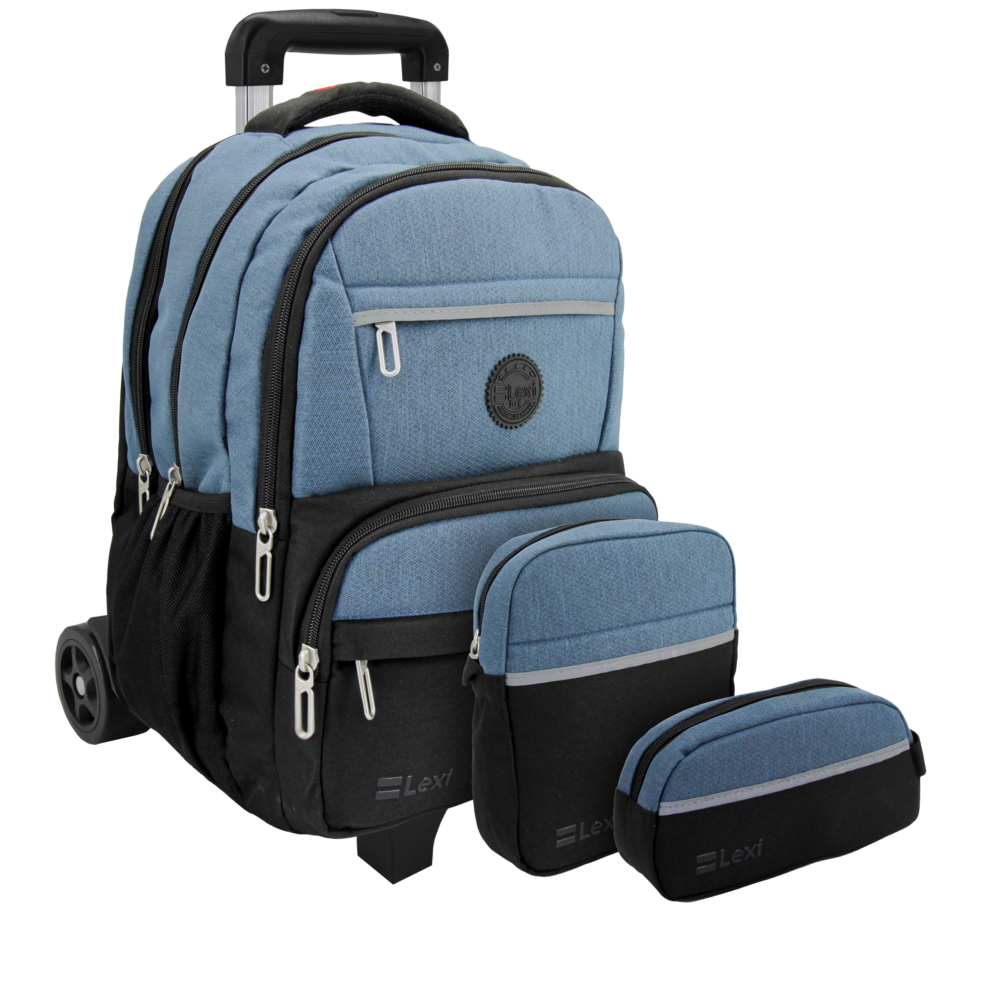LP.6504-T-SET (DD) ليكسي حقيبة مدرسية قياس 18 مع عرباية LP.6504-T-SET