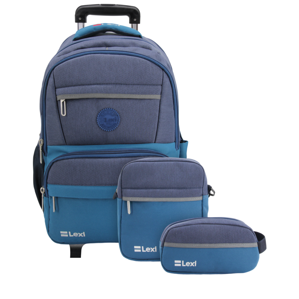 LP.6504-T-SET (E) ليكسي حقيبة مدرسية قياس 18 مع عرباية LP.6504-T-SET