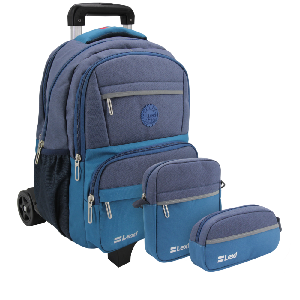 LP.6504-T-SET (EE) ليكسي حقيبة مدرسية قياس 18 مع عرباية LP.6504-T-SET