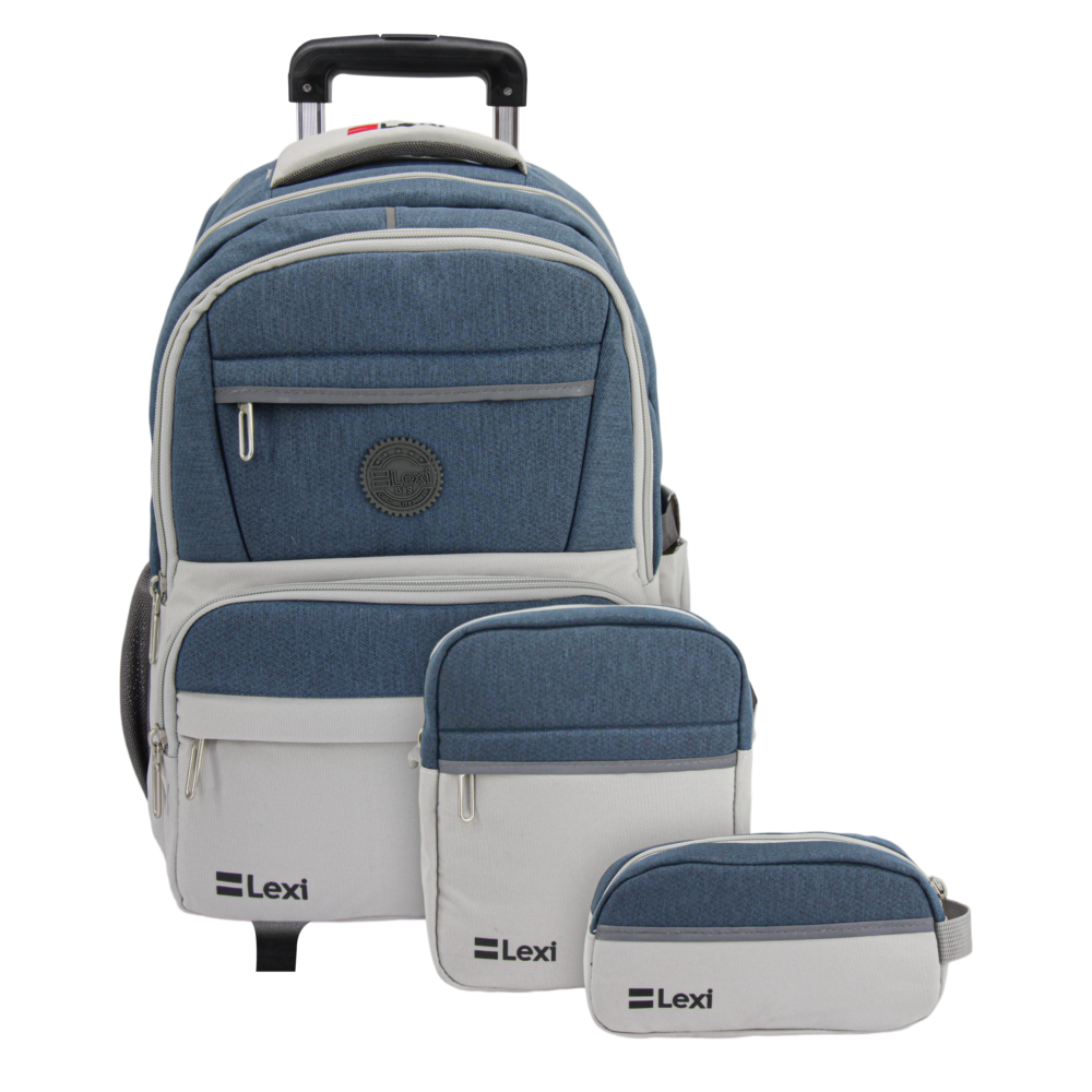 LP.6504-T-SET (G) ليكسي حقيبة مدرسية قياس 18 مع عرباية LP.6504-T-SET