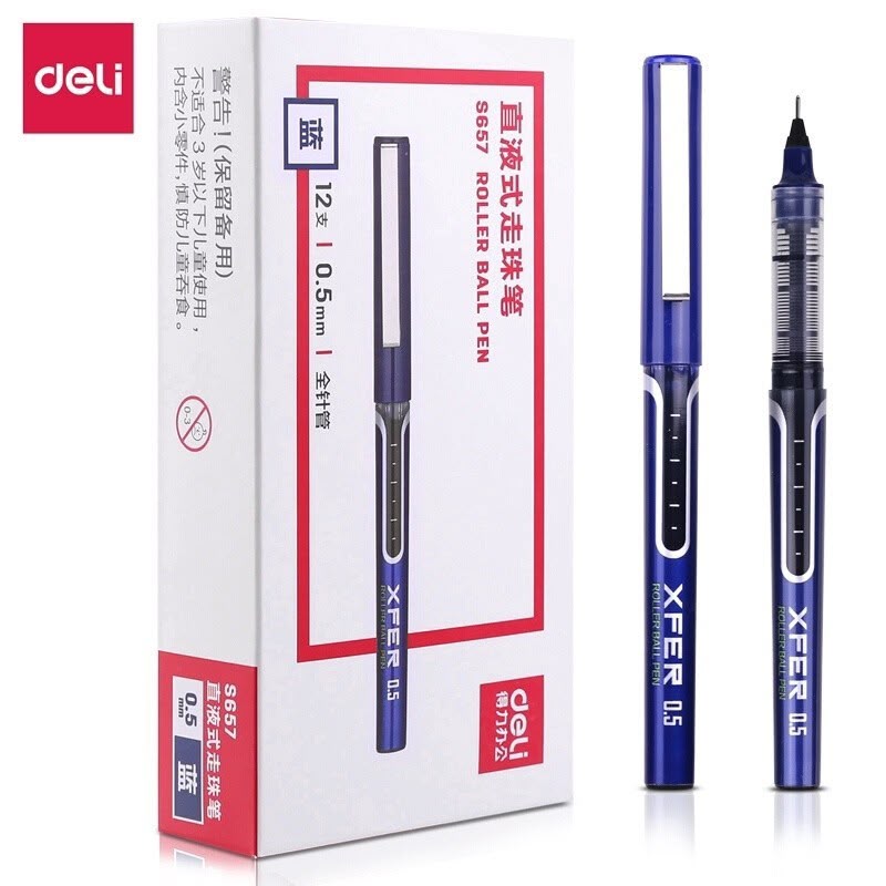 S657-BL ديلي قلم حبر سائل 0.5مم أزرق S657-BL